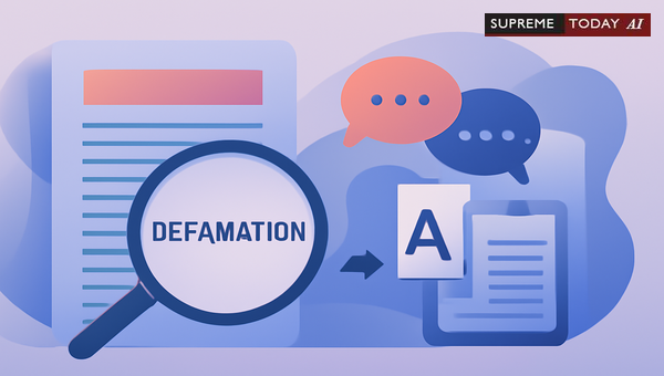 Mandatory Verbatim Reproduction and Certified Translations in Defamation Claims
