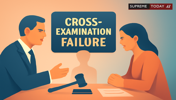 Consequences of Failing to Cross-Examine Witnesses: Drawing Adverse Inferences in Court