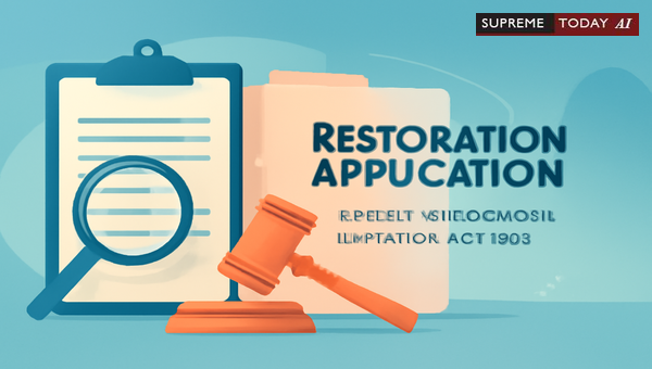 Defendant Rights to File Restoration Applications Under the Civil Procedure Code