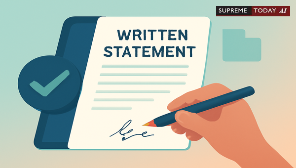 Does a Defendant's Written Statement Establish the Plaintiff's Cause of Action?