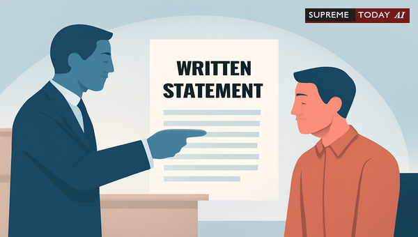 Defense Cross-Examination Rights Remain Intact Despite Failure to File Written Statements