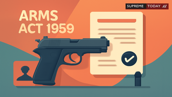 Defining Legal Acquisition of Firearms Under Section 3 of the Arms Act 1959