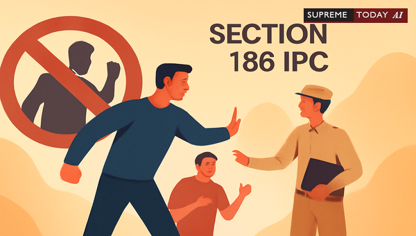 Defining Voluntary Obstruction of Public Servants under Section 186 IPC