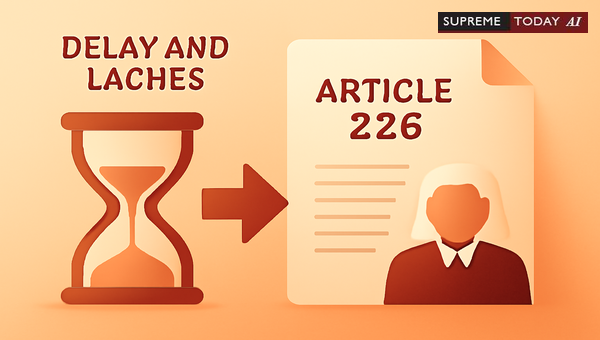 Does Delay and Laches Bar Writ Jurisdiction Under Article 226 for Illegal Orders?