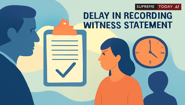Impact of Delayed Eye Witness Testimony Recording on Criminal Trial Credibility