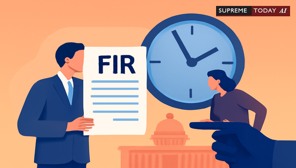 Does Delayed FIR Vitiate Criminal Prosecution? Analyzing Supreme Court Legal Principles