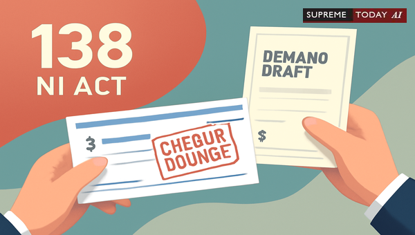 Does Dishonour of a Demand Draft Constitute an Offence Under Section 138 of the NI Act?