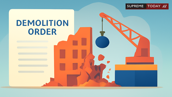 Can Municipal Authorities Order Demolition While TDR Status Is Pending?