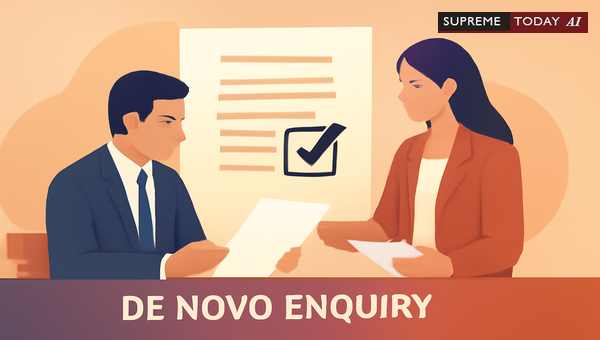De Novo Enquiry Maintainable After Acquittal?