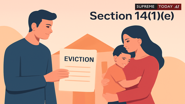 Defining Dependent Family Member for Eviction under Delhi Rent Control Act Section 14(1)(e)