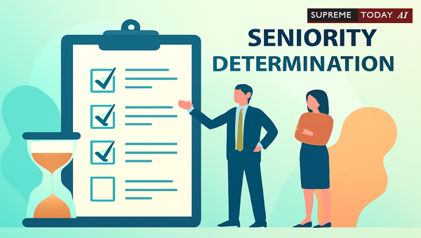 How Seniority Is Determined in Government Service When Specific Rules Are Silent