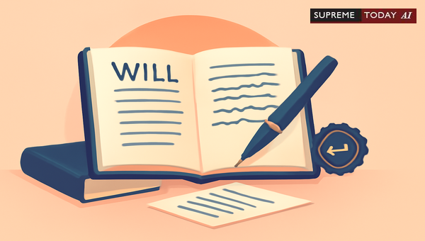 When Is a Deceased Person's Diary Entry Legally Binding as a Will in India?