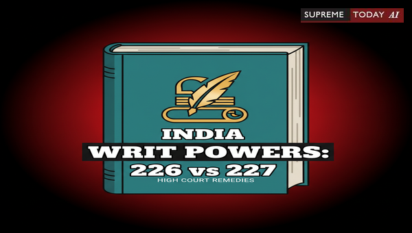 Article 226 vs 227: Key Differences in High Court Powers