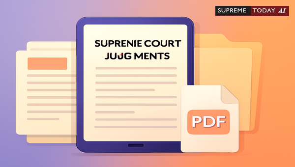 Digitizing Indian Supreme Court Judgments for Efficient Legal Research and Record Management
