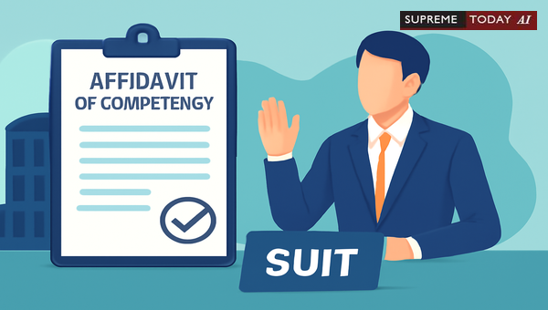 Is an Affidavit of Competency Required When a Director Files a Suit for a Company?
