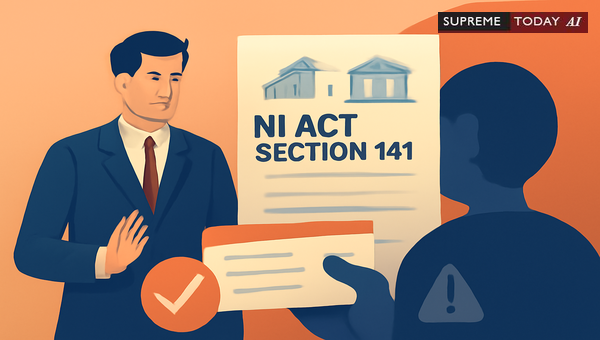 Director Criminal Liability Under NI Act Section 141 After Company Winding Up