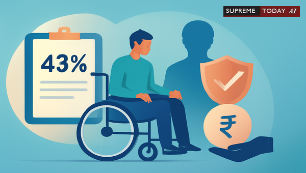 Judicial Assessment of 43% Disability: Determining Functional Impact and Earning Capacity