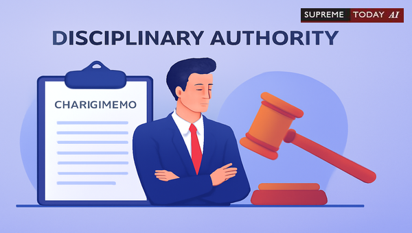 Disciplinary Authority Obligations Regarding Charge Memo Issuance and Final Order Approval