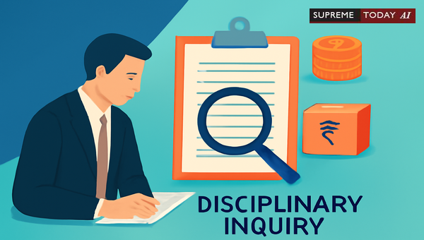 Legality of Disciplinary Inquiries Post-Misappropriation Recovery and Time Delays