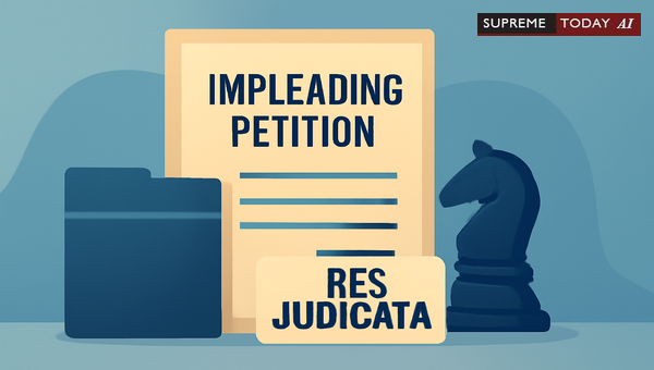 Does Dismissal of Impleading Petition Block Decree Execution via Res Judicata?