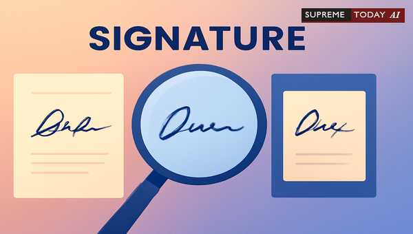 Handwriting Expert Analysis Despite Time Gaps in Specimen and Disputed Signatures