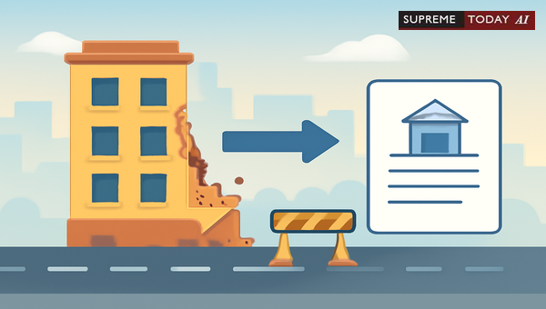 Distance Rule Applicability for Buildings Partly Demolished During Road Widening Projects