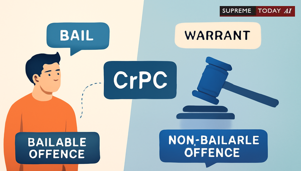 Distinguishing Bailable and Non-Bailable Offences Under Indian Criminal Procedure Code