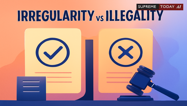 Distinguishing Procedural Irregularity from Fatal Illegality in Indian Administrative Proceedings