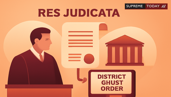 Res Judicata Constraints: Do District Court Orders Bind Pending Civil Court Litigation?