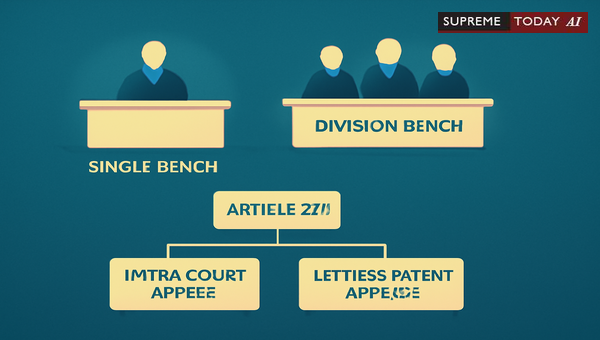 Division Bench Authority Over Single Bench Orders Under Article 227 Supervisory Jurisdiction