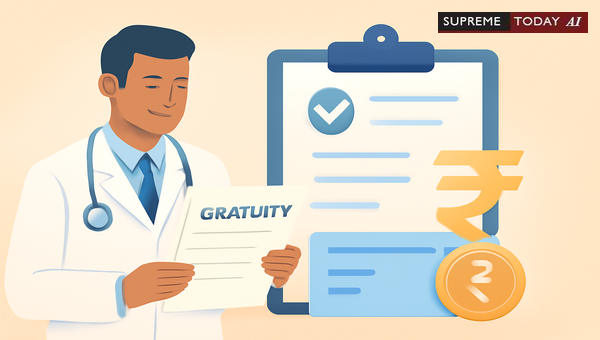 Gratuity Eligibility for Doctors Receiving Professional Fees Under Indian Employment Law
