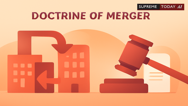 Doctrine of Merger in Indian Jurisprudence: Appellate Court Decisions and Judicial Hierarchy