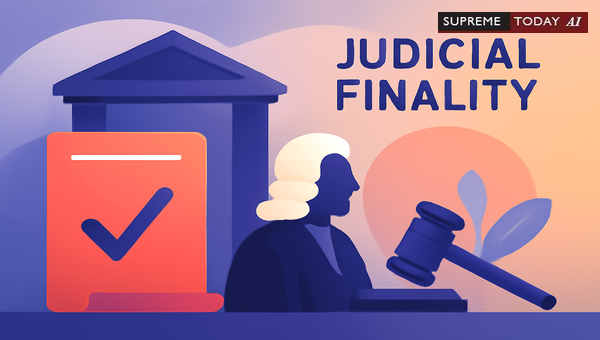 Doctrine of Finality in Indian Jurisprudence: Preventing Relitigation and Upholding Judicial Authority