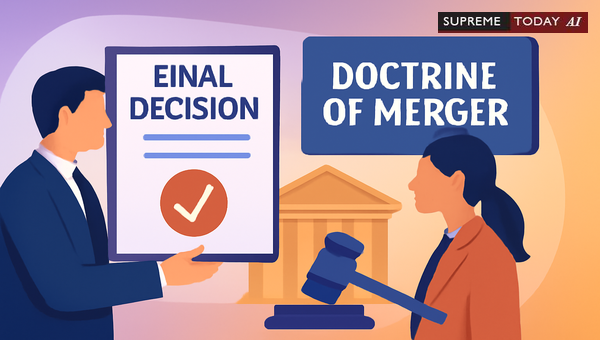 Doctrine of Merger and the Finality of Appellate Orders in Disciplinary Proceedings