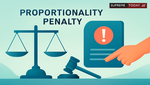 Doctrine of Proportionality in Breach Cases: Limits on Disciplinary Penalty Imposition