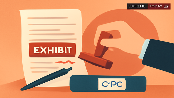 Document Marking Protocols in Criminal Trials: Admissibility and Exhibit Procedures