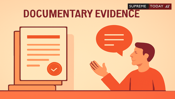Documents on Record: Oral Evidence Immaterial in India?