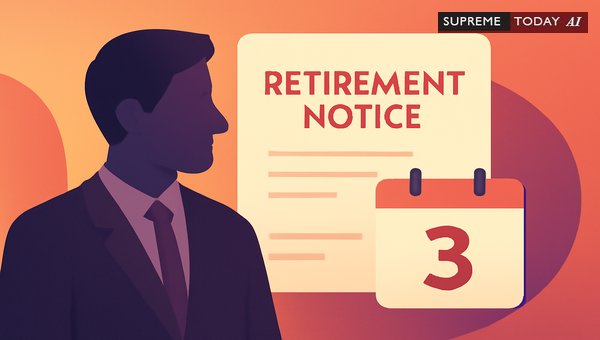Does 3 Months' Notice Pay Substitute Rule 56(j) Retirement Notice?