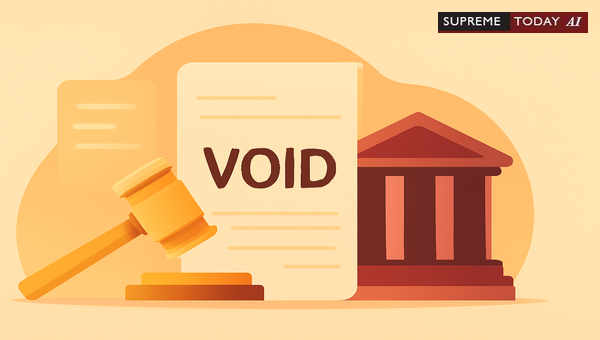 Does Setting Aside a Court Order Render It Void Ab Initio Under Indian Jurisprudence?