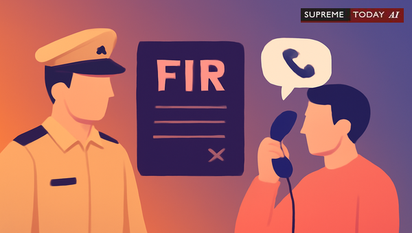 Does Telephonic Information About a Cognizable Offence Qualify as an FIR Under CrPC Section 154?