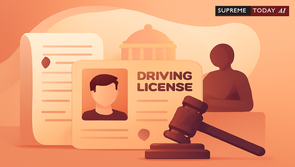 Absence of Recent Driving License Case Precedents and Application of Procedural Law