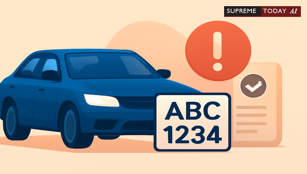 Driving Without Fixed Registration Number Plates: Penalties and Prosecution Risks Under MV Act