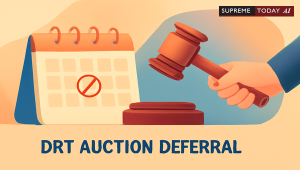 Can DRT Defer Auction Sales Under SARFAESI Without Meritorious Grounds?