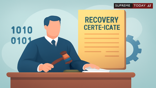 DRT Presiding Officer Authority to Correct Errors and Cancel Recovery Certificates under RDDBFI