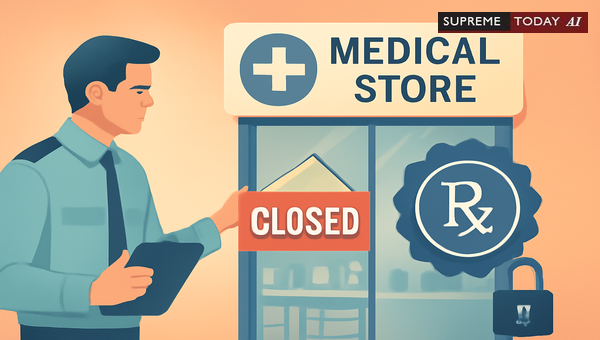 Legal Parameters for Drugs Inspectors Sealing Medical Shops and Pharmacies in India