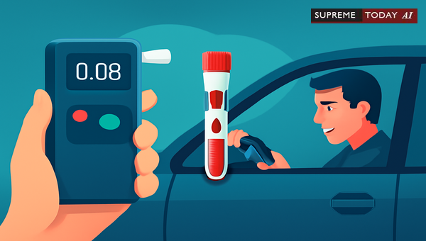 When is a Blood Test Mandatory for Drunken Driving Cases Under the Motor Vehicles Act?