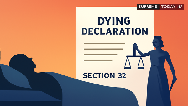 Admissibility and Evidentiary Weight of Dying Declarations in Indian Criminal Jurisprudence