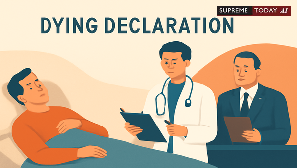 Dying Declarations Under Section 32 Indian Evidence Act: Legal Requirements for Validity