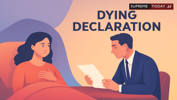 Dying Declaration: Hostile in Suicide Cases?