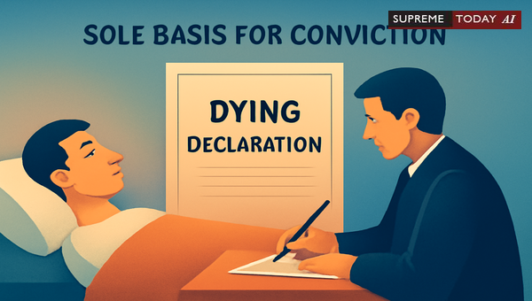 Sole Basis of Conviction: When Dying Declarations Sustain Criminal Charges in Indian Courts
